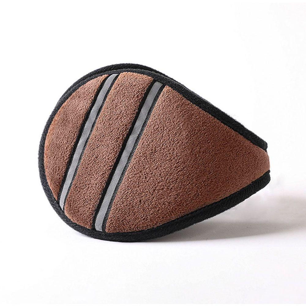 Reflektierende Winter-Ohrenschützer Ohrenwärmer zum Warmhalten Herren-Plüsch-Ohrenschützer Dicke einfarbige Ohrenwärmer Ohrenschützer