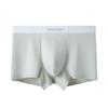 Men's Ice Silk Underwear Flat Corner Pants Ice Silk Breathable Seamless Sexy Men's Four Corner Shorts