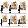 Christmas Pumpkin Maple Leaf Printed Curtains Decorations Home Room Curtain Polyester