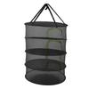 Foldable Plant Drying Net Multilayer Zipper Closure Design 60cm Diameter Herb Buds Dry Net with Storage Bag