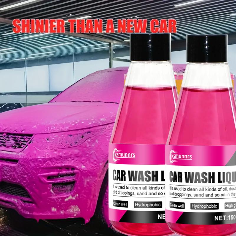 1:100 High Concentrate Pink Foam Car Wash WaxNeutral pH formula, safe for car paint.Universal paint protection for all vehicles.