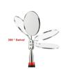360° LED Light Telescoping Mirrors Extend Mechanic Tools Inspection Mirror Telescopic Handle Repairing Tools
