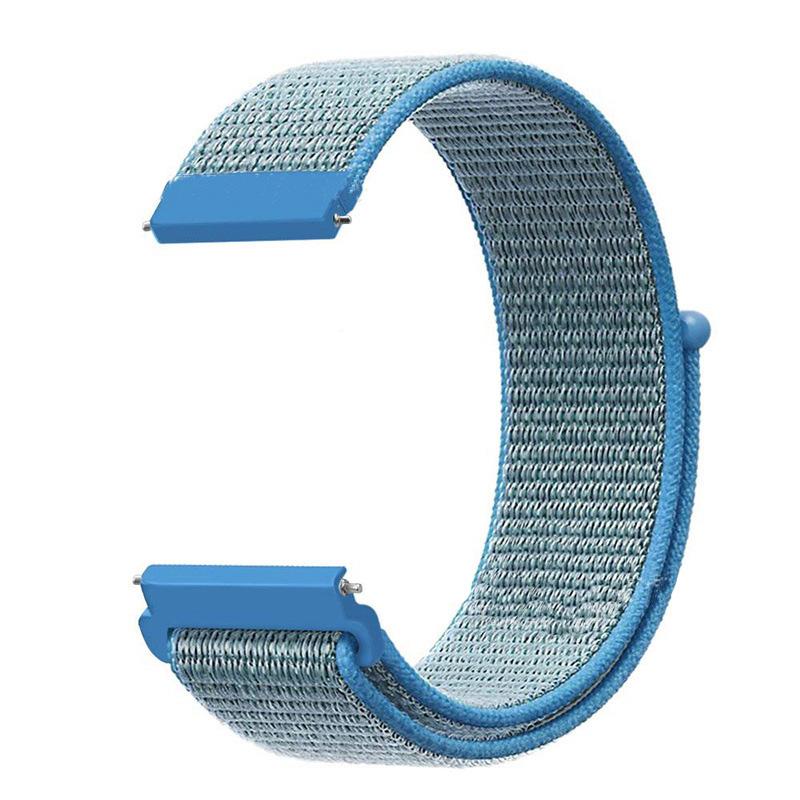 20mm 22mm Nylon Loop Band for Samsung Galaxy Watch 7/6/Classic/5/4/3/Gear S3 Wristband Huawei Watch 4/GT-2-3-Pro/Amazfit GTR/GTS