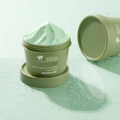 Green Tea Pore Cleansing Mud Mask, Deep Cleansing, Oil Control, Gentle Hydrating Smear Face Mask