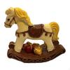 Small Christmas Rocking Horse Decor Animal Statue Collectible Sculpture for Anniversary Bedroom