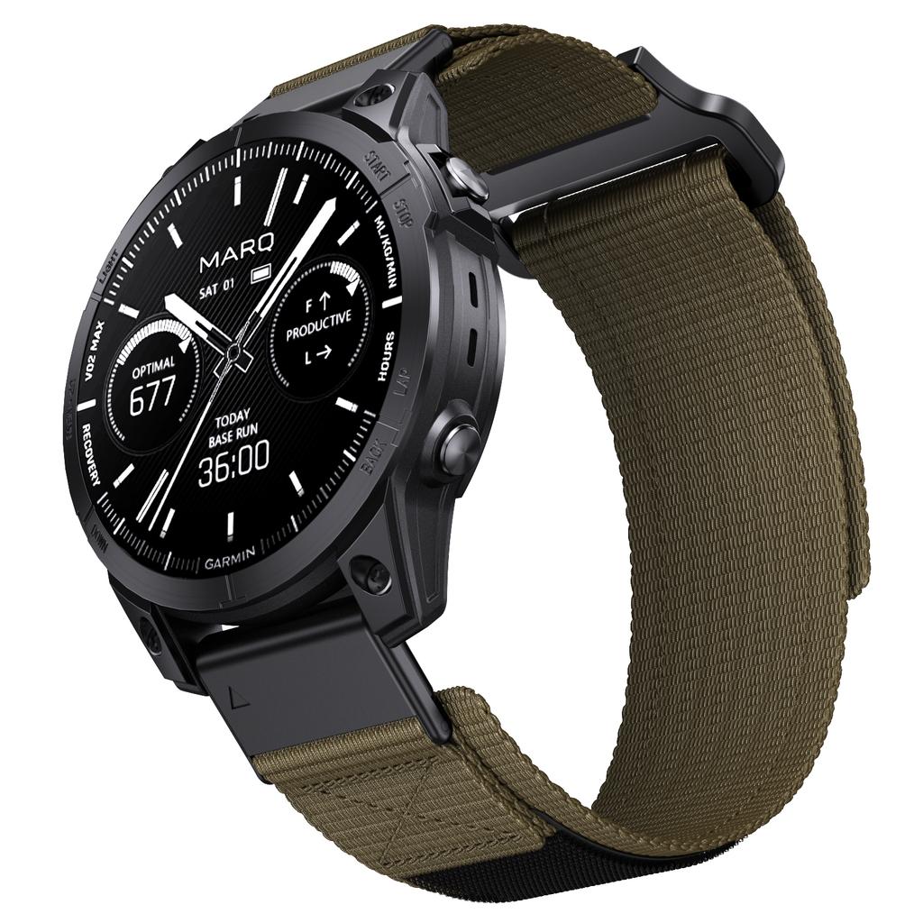 QuickFit 22mm Uhrenarmband für Garmin Fenix 8 47mm, Fenix 7/6 Pro Armbänder, Nylon Ersatzarmband für Epix 2, Forerunner 955 945
