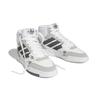 adidas Originals Drop Step Leather Comfortable Trendy Slip Resistant Durable Lightweight High Top Skate Shoes Women Sneaker White Gray FZ5718
