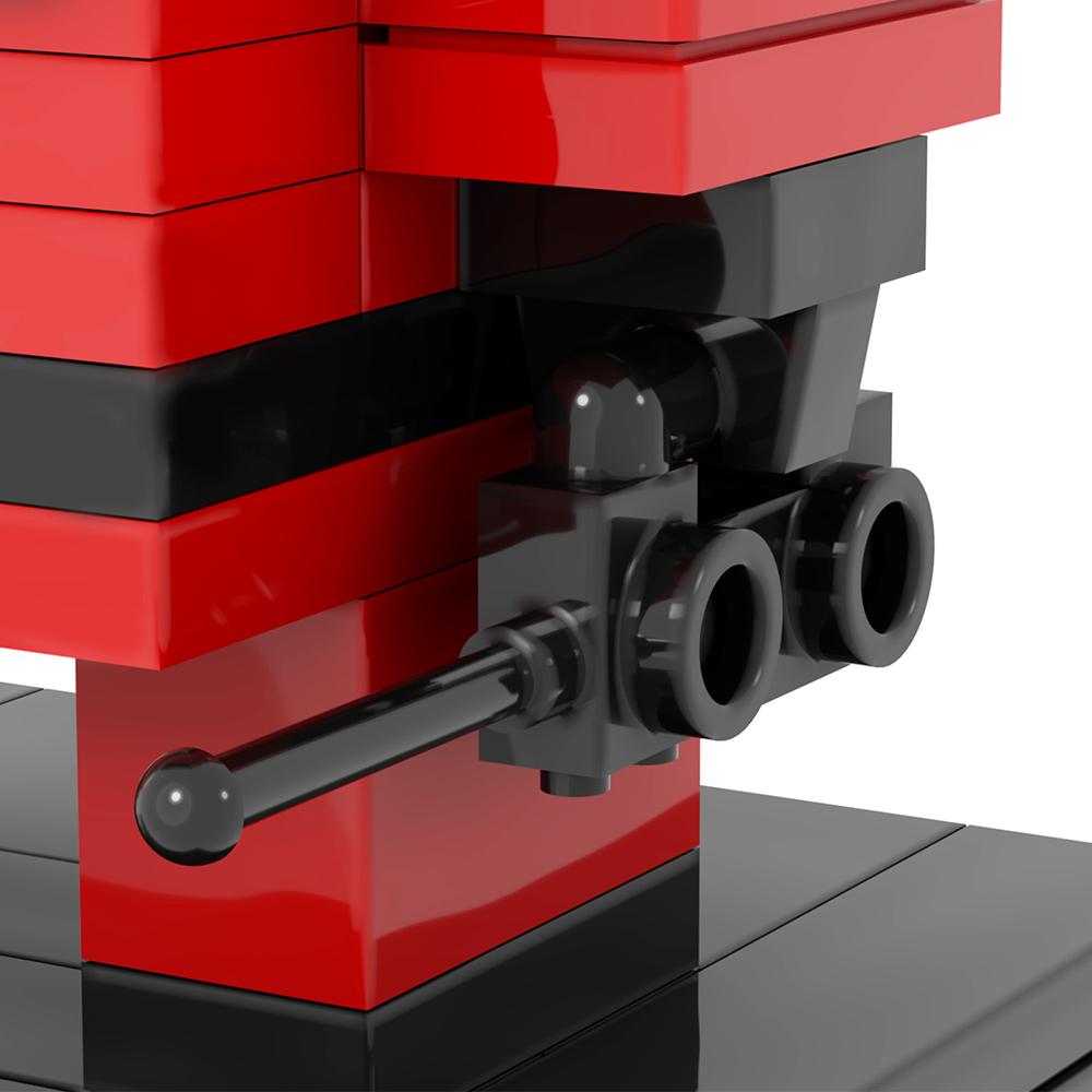 MOOXI Movie TV Series 149Pcs Bricks Game Administrator BrickHeadsed Building Blocks Kids Toys For Children Birthday Gift MOC7302