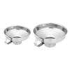 1-5Pcs Stainless Steel Wide Mouth Canning Funnel Liquid Funnel Hopper Filter Kitchen Tools Gadgets Jar Funnel Jam Salad Dressing