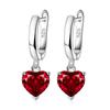 Luxuriöse Elegante 925 Sterling Silber Herz Zirkon Schmucksets Für Frauen Ring Halsketten Ohrringe Hochzeit Großhandel Bestseller