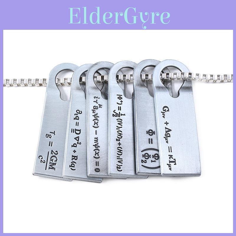 Death Stranding Chemical Physical Equations Alloy Pendant Necklace With Vintage Design For Science Enthusiasts
