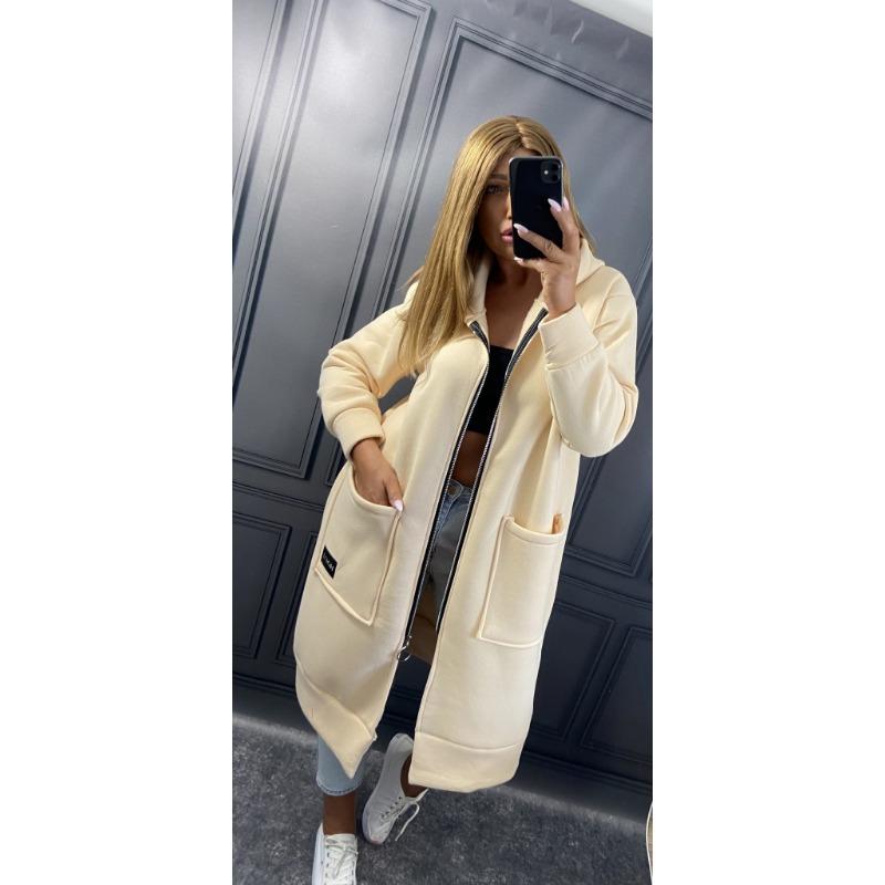 DAFIFY Dámská móda Ležérní Jednobarevný potisk Podzim Zima Bundy a kabáty s dlouhým rukávem a kapucí