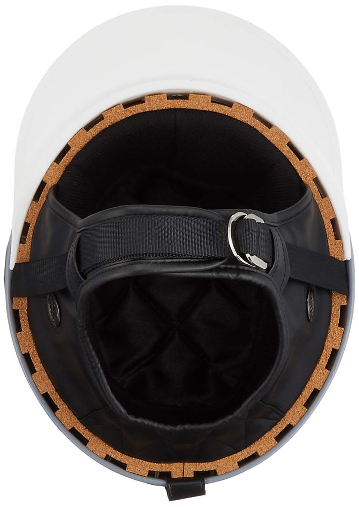 NBS Bike Parts Center Helmet Half Cork Half Three Button Gold Lame Free Size Circumference 701003 (Head 57cm~60cm)