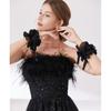 Elegant Arm Cuffs Comfortable Elastic Bowknot Wrist Cuffs Sleeves For Outfit Enhancer Women Armwear Decorative Accessory