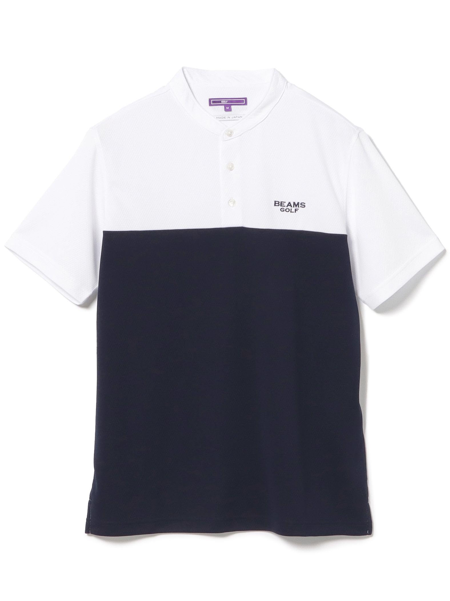 

Polo Front Switching PO NAVY L [BEAMS GOLF] S/S PL. Men s