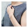 Bracelet for ladies/luxury 5 pieces bracelet/platinum coating/925 silver/stackable