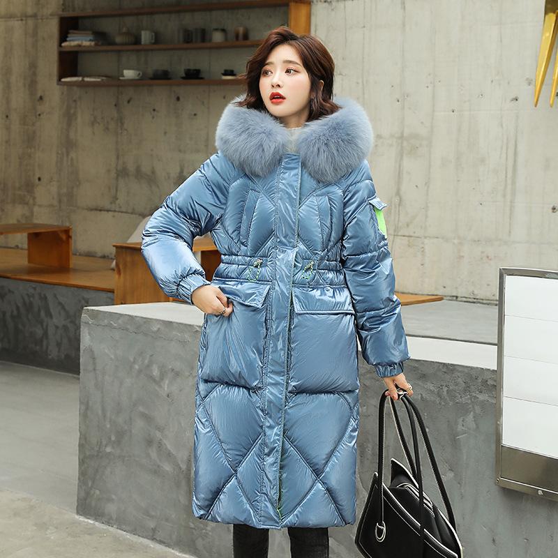Nueva chaqueta de algodón impermeable con cuello de piel grande Mujer con  capucha Cuello de piel grande Largo Damas Abrigo de algodón Abrigo grueso  Plus Size comprar a buen precio — entrega