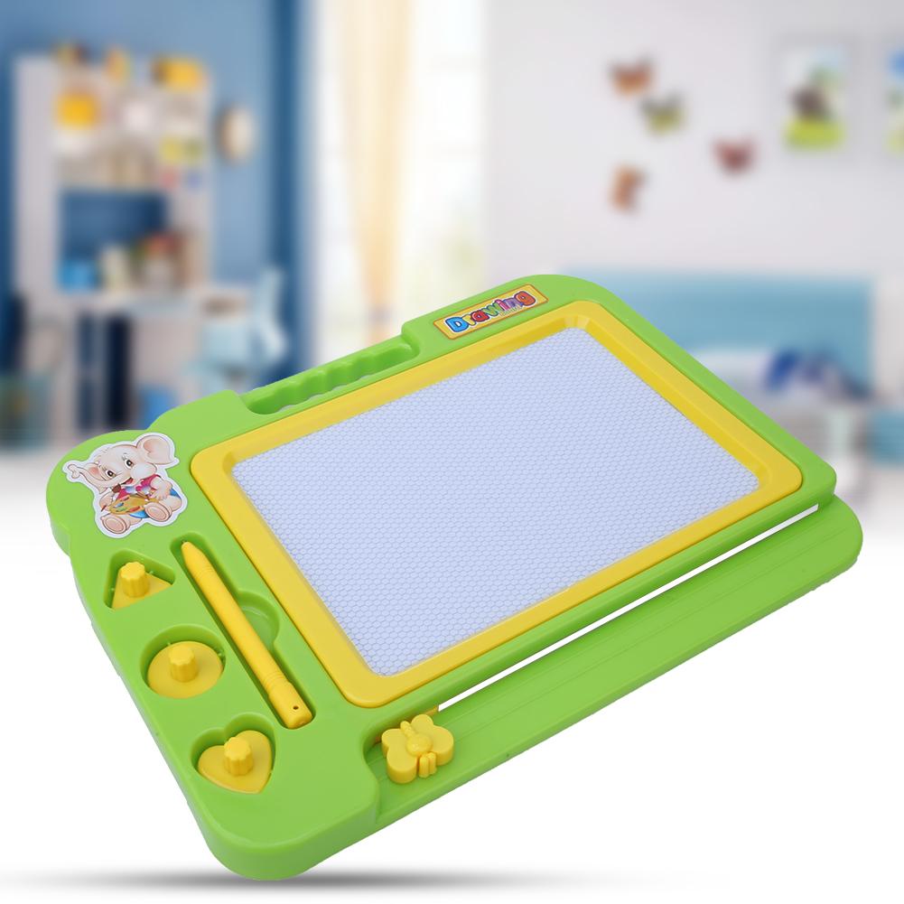 Children Drawing Board Puzzle Early Education Learning Black Plastic Writing Magnetic Sketchpad