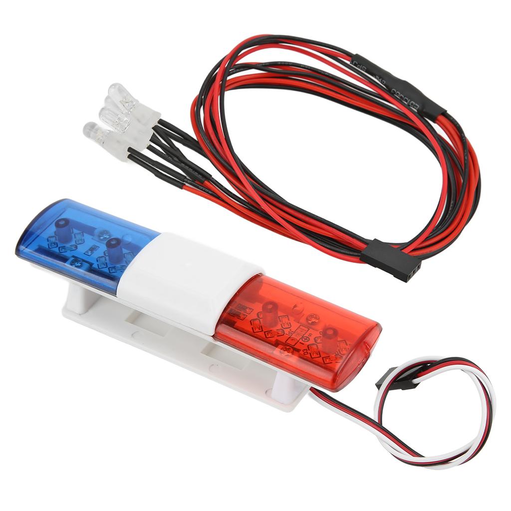 RC Car LED Lights Remote Control Crawler Simulation Flash Lamp Bar White Light with 4 LightsOblate