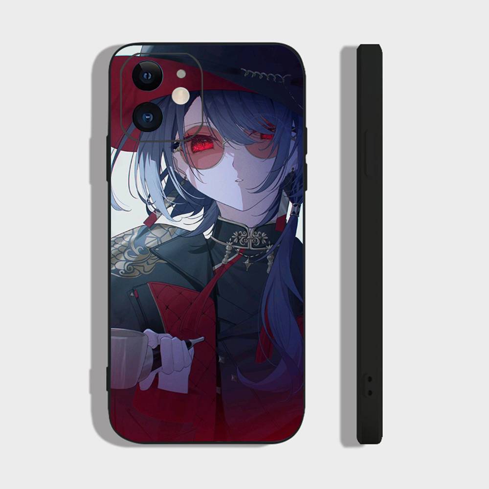 

Suichan Hoshimachi Suisei Animation H-Hololive Phone Case For IPhone 17 Air 16 15 14 13 Pro Max 11 12 Black Silicone Cover IPHONE 14PRO