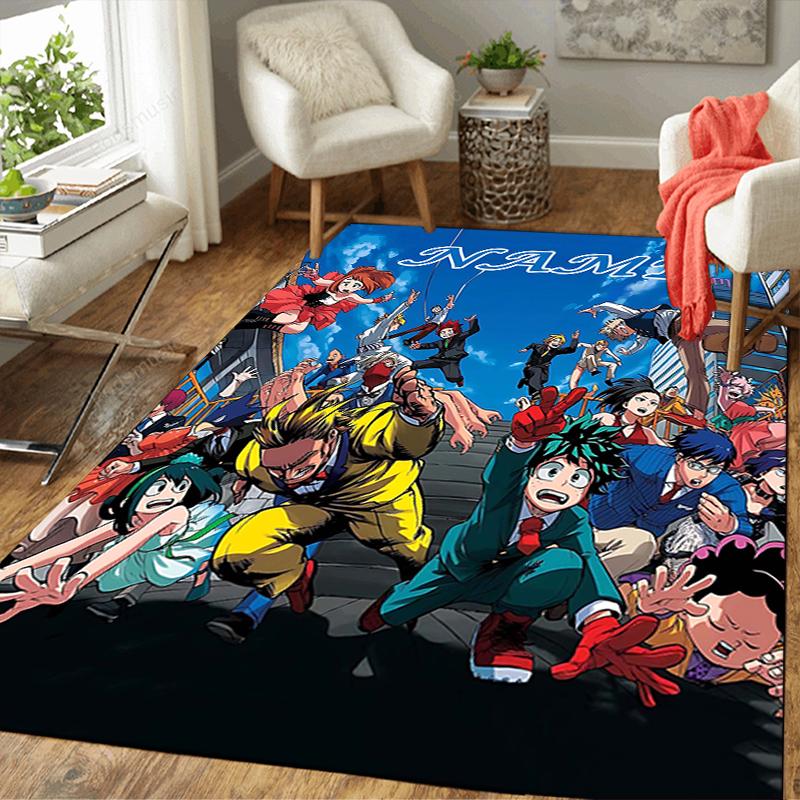 Custom 1Pc Hero Plaza Adventure Rug Office Carpet Indoor Outdoor Entrance Doormat Nonslip Soft And Comfortable Living Room D2915121