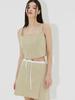 Vi A Romer Cotton Fleece Skirt - Beige
