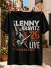 Lenny Kravitz 2026 Gerunisexy Tour Graphic Graphic Guitarist Raising A Fistorange Circle And Bold Live  Unisex All Tshirt