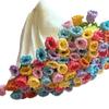 Crochet Flower Blanket Handmade Rose Bouquet Blanket Lily of The Valley Crocheted Bouquet