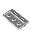 B5XE 2/4Packs Hinges With 6 Holes Stainless Steel Yacht 100mm Hinge Set