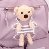 Zaino per la scuola primaria femminile Zaino leggero per studenti Zaino carino con orso