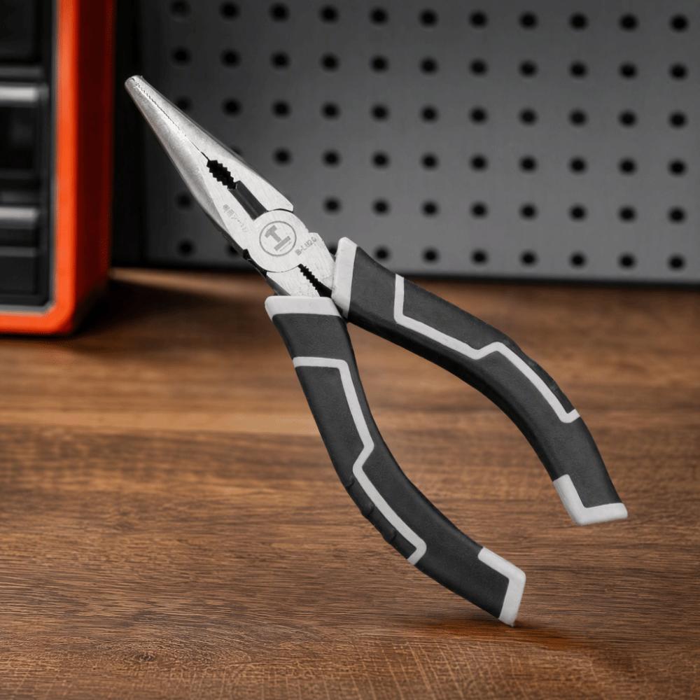 Kombizange mit Backen aus Kohlenstoffstahl, ergonomischem Griff, für Elektriker
