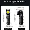 2-in-1 Led Flashlight 90°Twist swivel Headlamp Super Bright Camping Lamp Outdoor Working Hiking Emergency Headlight Magnet Torch