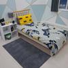 Luxurious 3d Bed Sheet Set Colorful Polyester Modern Simple Design Fits 6.6ft Bed
