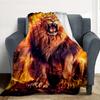 Lion Flannel Blanket Throw Blanket Soft Warm Sofa Bed Camping Car home Decor Unique Christmas Gift C9301535