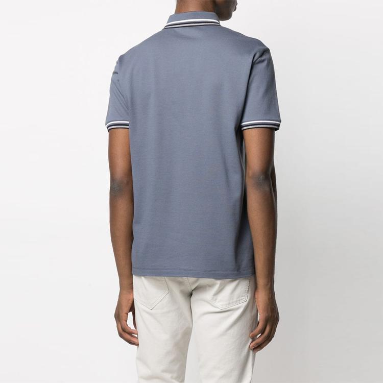 Emporio Armani Solid Color Loose Fit Casual Polo Shirt Men tops 3K1FL8-1JTKZ-0668