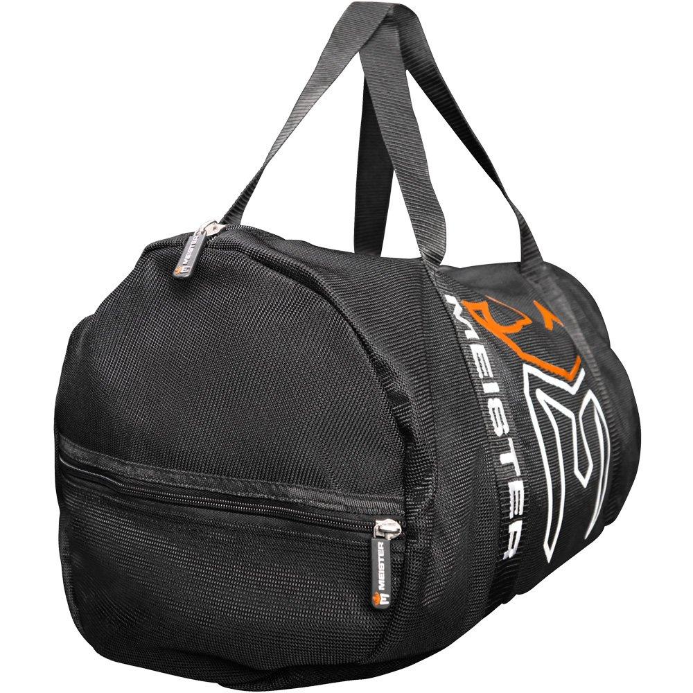 Authentic Meister Breathable Lightweight Mesh Duffel Gym Bag Black - - X-Large