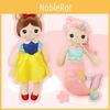 Snow Princess White Mermaid Plush Toy Stuffed Doll Fairy Tale Decor Gift