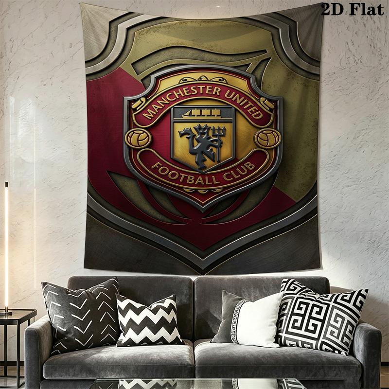Manchester Football Club Crest Bedding 1 Duvet Cover 2 Pillowcase Without Core Soft And Comfortable Christmas Birthday Gift Bedding Set
