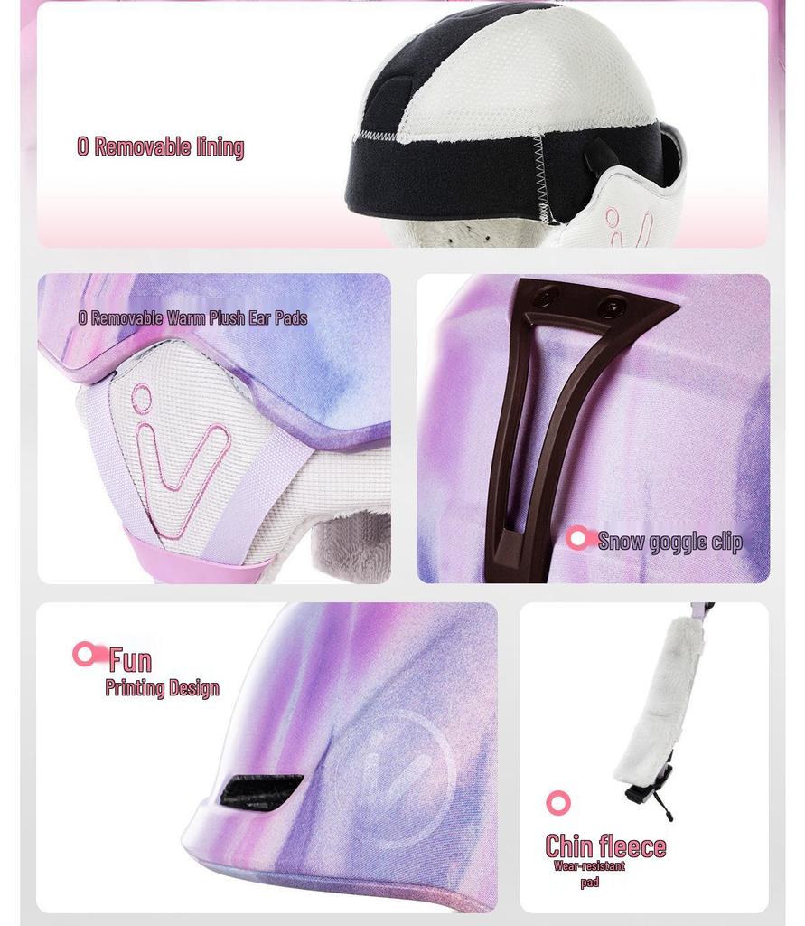 VECTOR Ski & Snowboard Helmet for Men & Women - Anti-Collision, Anti-Fall Safety Gear