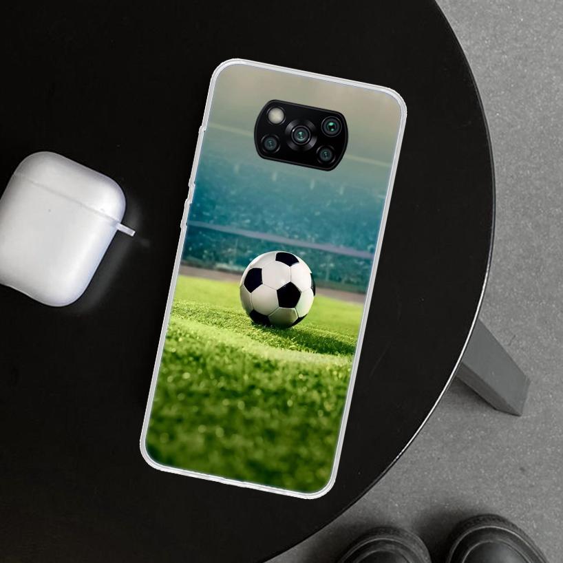 Football Soccer Tactics Time Phone Case Cover for Xiaomi Poco X6 X5 X4 X3 Nfc X7 F7 Ultra F6 Pro F5 F4 Gt F3 M6 M5 M4 M3 Print C
