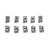 AOMT123608PEERM VP15TF Carbide Milling Cutter 10pcs Indexable Inserts for Steel Cast Iron Non Ferrous Material Use