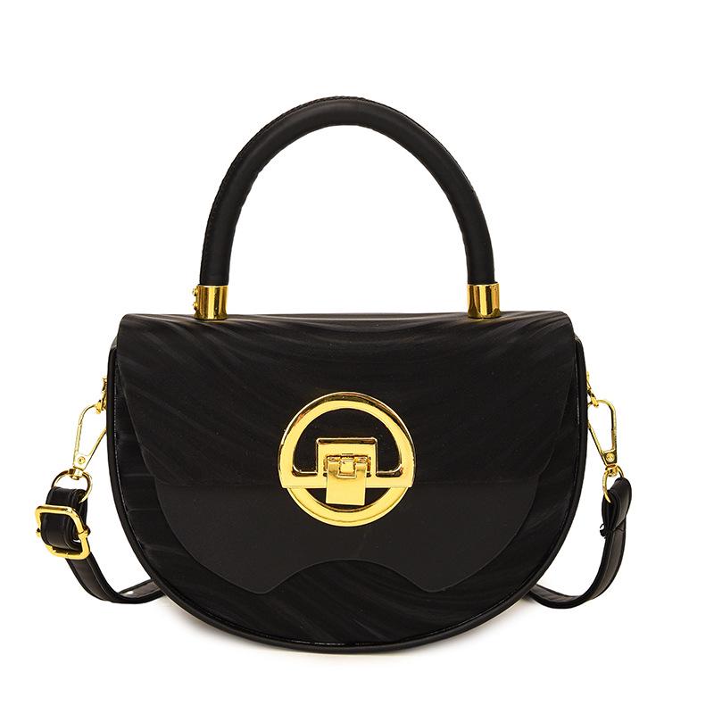 

Trendy Retro Shell Bag: Niche Design Crossbody & Handheld Summer Style чёрный