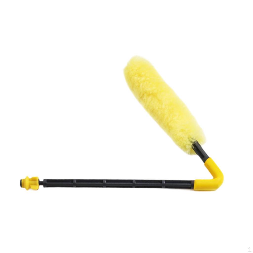 Barrel Swab Dust Removal Tool Household Cleaning, Foldable Squeegee Buffer, Clean Stick for Car Wall
