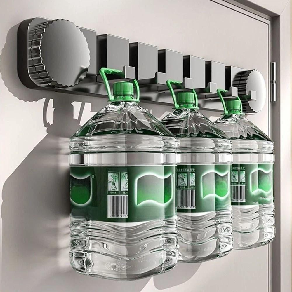 Space-Saving Suction Cup Door Hook Foldable Hook Strong Vacuum Suction Wall-Mounted Clothes Hanger 6 Hooks Easy Install