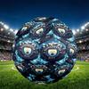 Manchester City FC Print Size 5 Soccer Ball, PU Wear Resistant Football for Match Training and Daily Practice, Birthday Gift for Soccer Fans