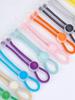 New No Tie Shoeaces Elastic Round Tieless Shoe Laces Sneakers Spring Lock Shoelace Quick Without Ties Shoes Lace for Kids Adult