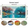 Colorful Tree Landscape House Large Size Diamond Painting New Collection Scenery Diy Full Drill Rhinestone Embroidery Mosaic Cross Stitch Kits