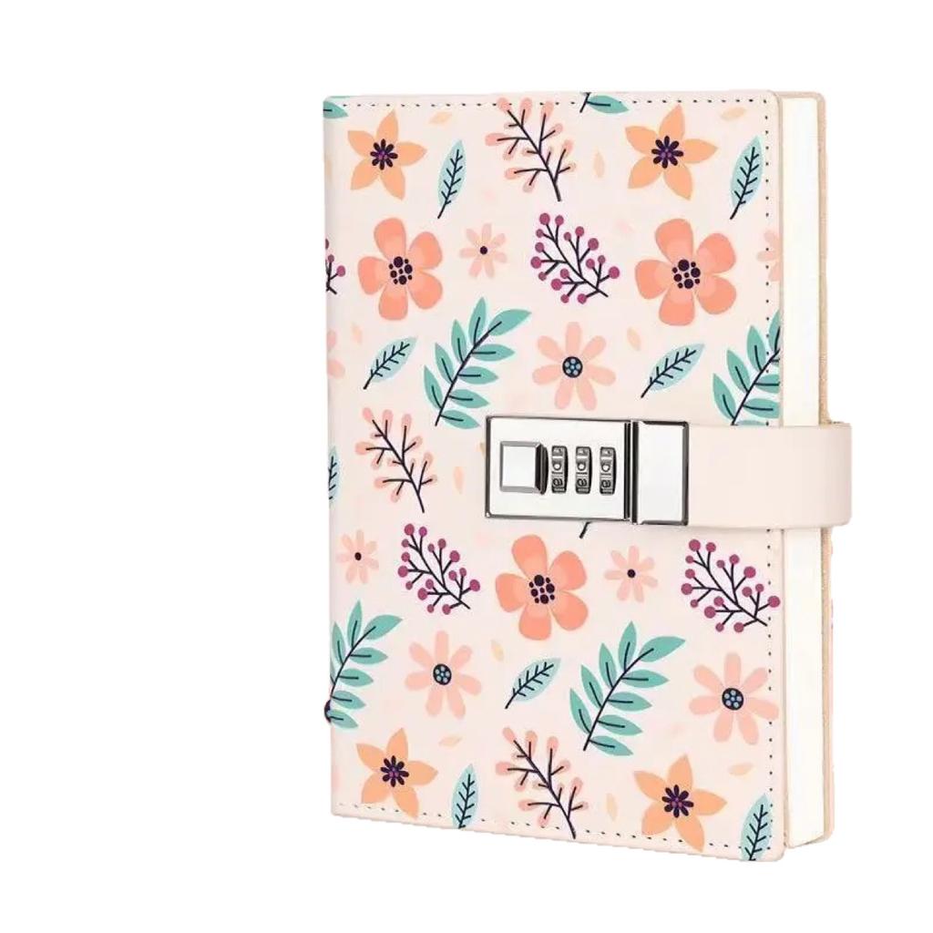 Codebook with Lock Diary Creative High Value Notebook Book Simple Literary Exquisite Notepad