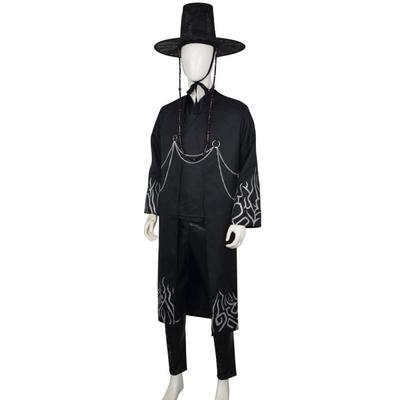 Demon Hunter K-POP Girl Group Cosplay Costume for Boys: Qin Yu Baby Black Stage Set