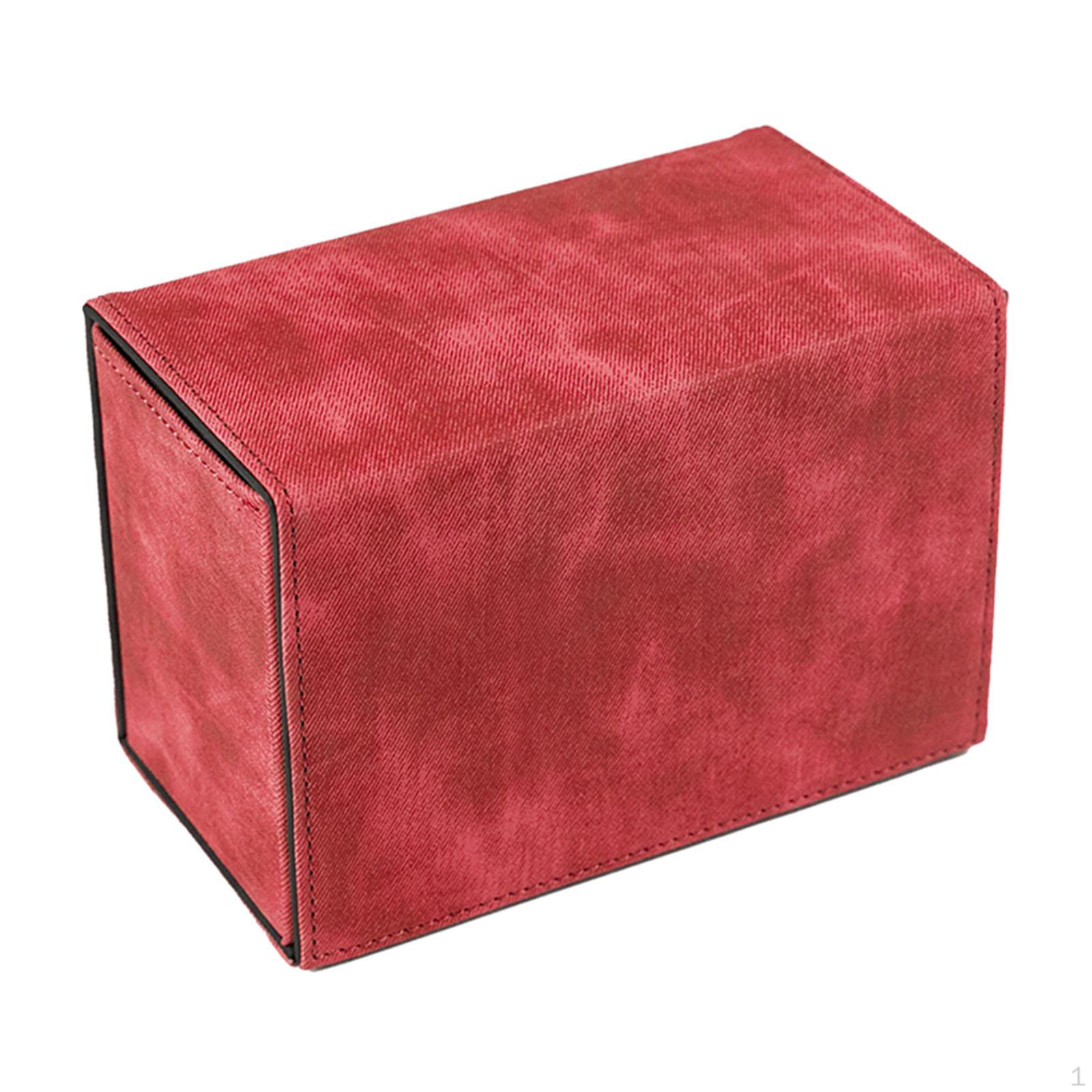 

Card Deck Box, Playing Holder, Trading Case, Large Deck, Storage Box for красный
